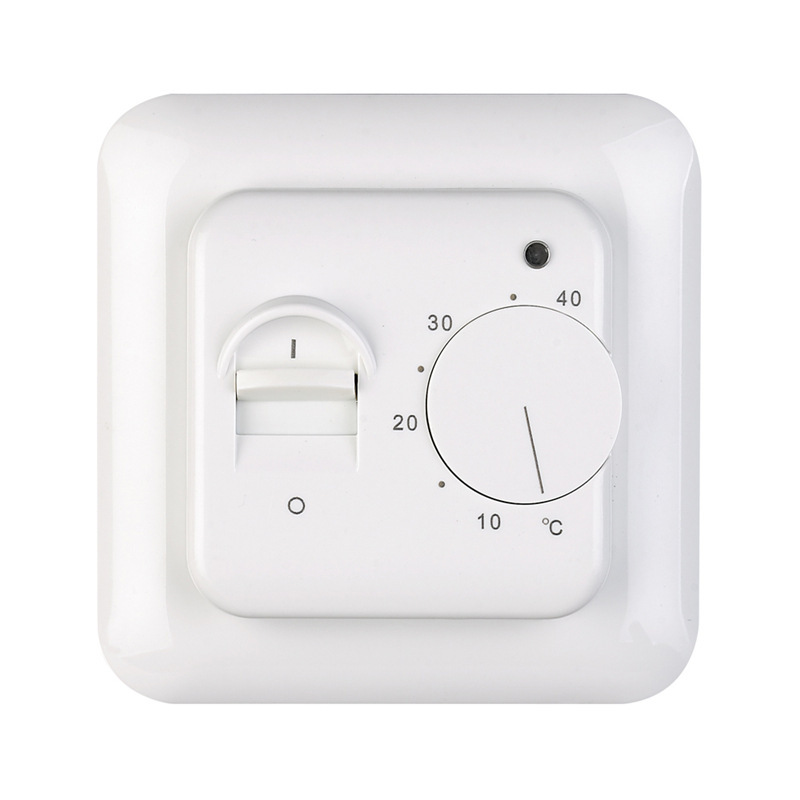 RTC70.26 electric floor heating thermostat 16A floor heating temperature control panel mechanical thermostat with 3 m sensor