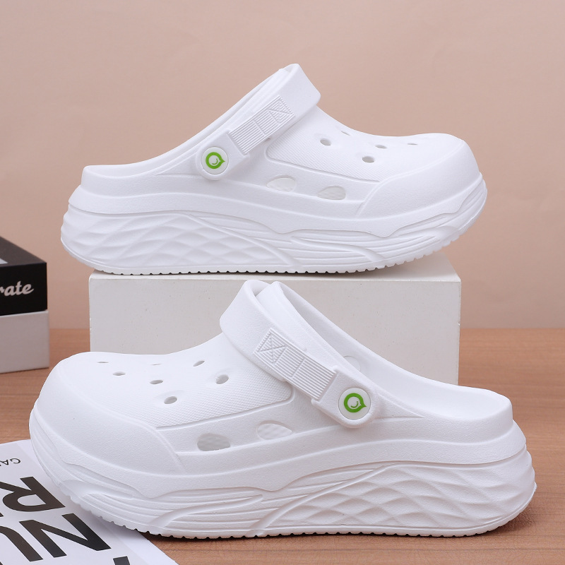 Thick-Soled Clogs for Women, Height-Increasing, Non-Slip, Eva Material, in Stock, Fast Delivery, Cross-Border Hot Seller