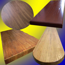 直拼板黑胡桃木海棠木全实木台面板装饰板材松木老榆木原木桌面板