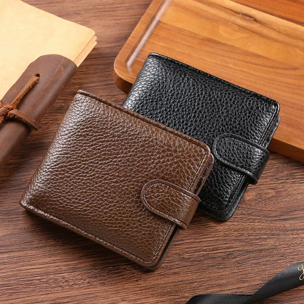 Cross-border Men's Wallet PU Leather Short Multi-functional Credit Card Bag New High-end Men's Bag Coin Purse Wallet