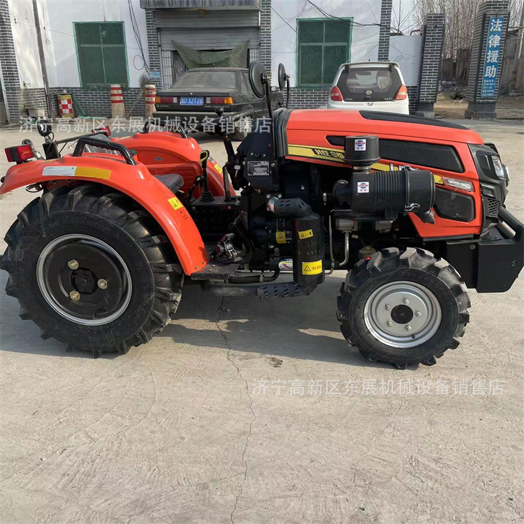 60马力大棚王四驱拖拉机 大棚果园小型旋耕机 低矮四轮拖拉机