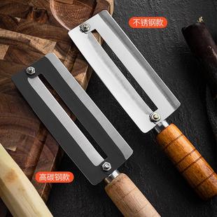 J8 In-Stock Lettuce Peeler Large Stainless Steel Melon Peeler Fruit Knife Sugar Cane Knife Pineapple Knife Carbon Steel G3