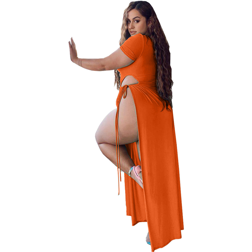 women s plus size sexy dress nihaostyle clothing wholesale NSFNN70049