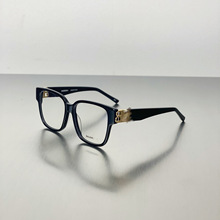 新款巴黎家防蓝光学眼镜框B0104黑框素颜镜男女同款板材可配近视