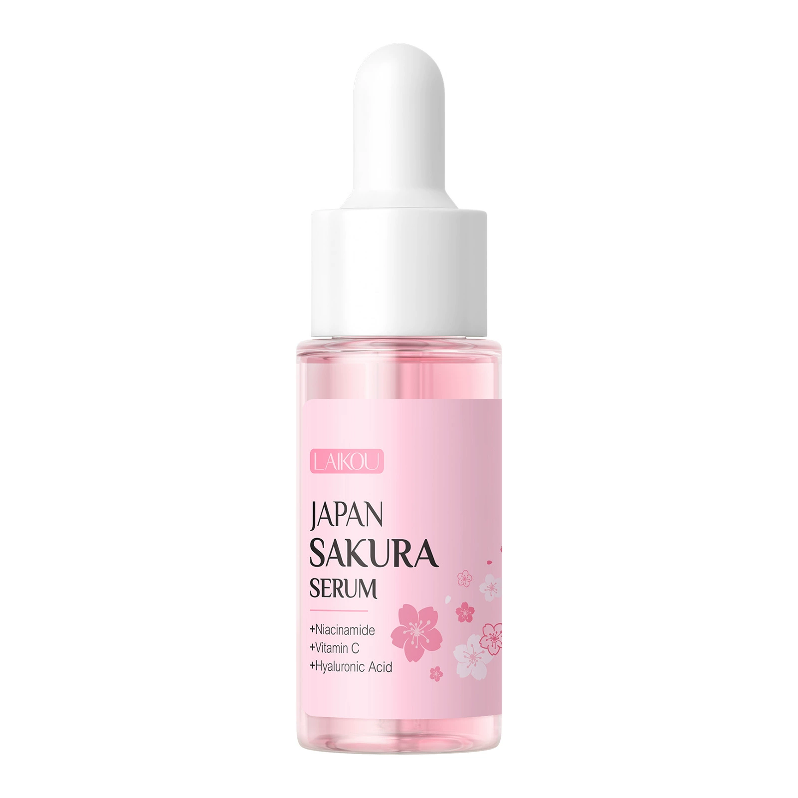 Cross-border Laike Цветение вишни эссенция 17 мл temu издание имеет цветная коробка Facial serum полное английское квалификации