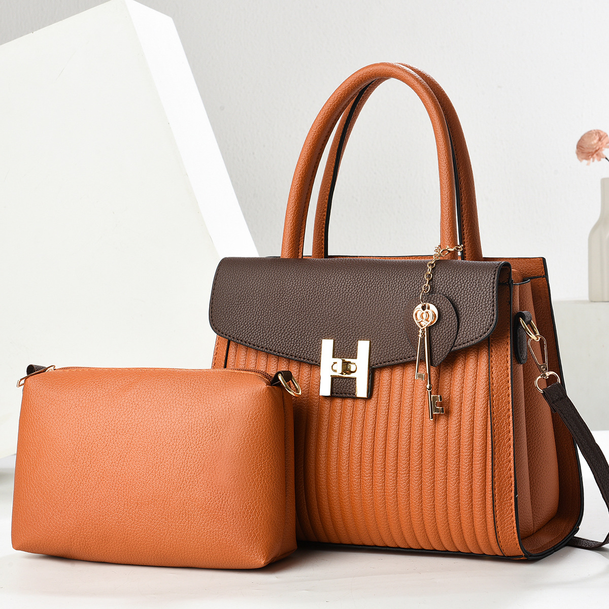 2025 nuevo bolso de hombro para mujer, bolso de estilo de viaje de trabajo, bolso de temperamento de moda casual de mujer de gran capacidad