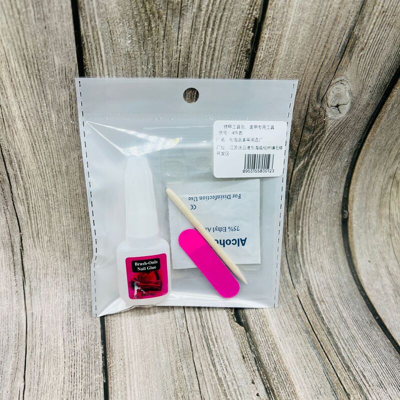 Jelly Gel Fake Nail Jelly Gel Nail Patch Nail Patch Nail Patch Nail Four-Piece Manicure Kit