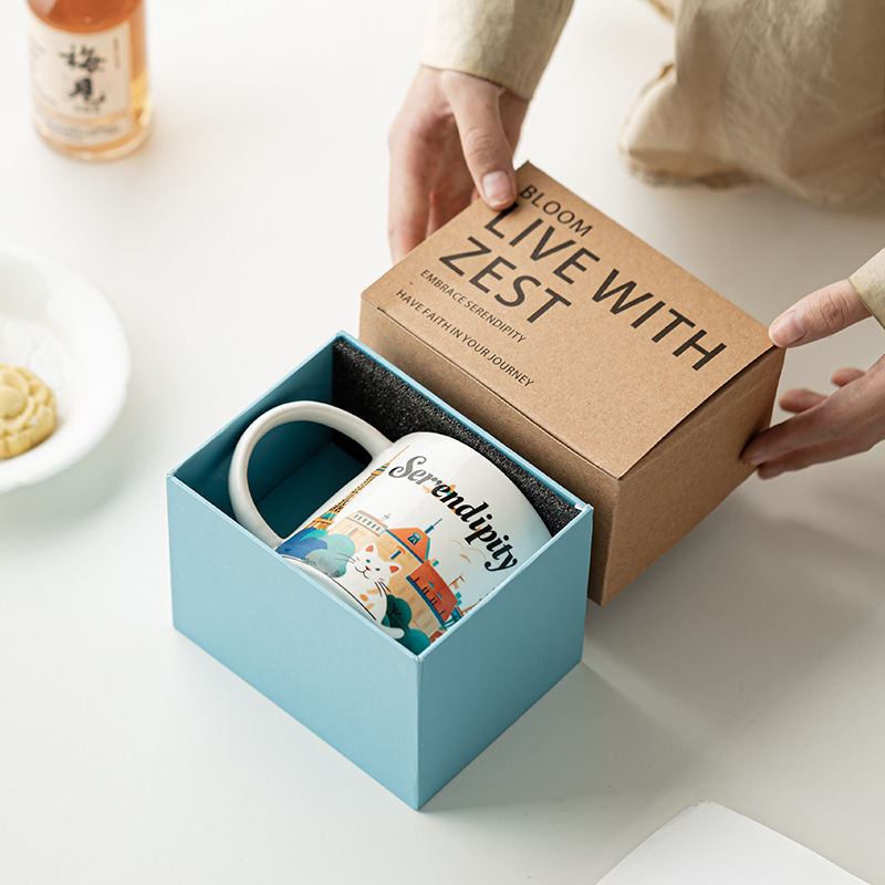 Ceramic Cup Production Factory City Cup Gift Coffee Cup Custom Logo Mug Mugs Water Cup Cups