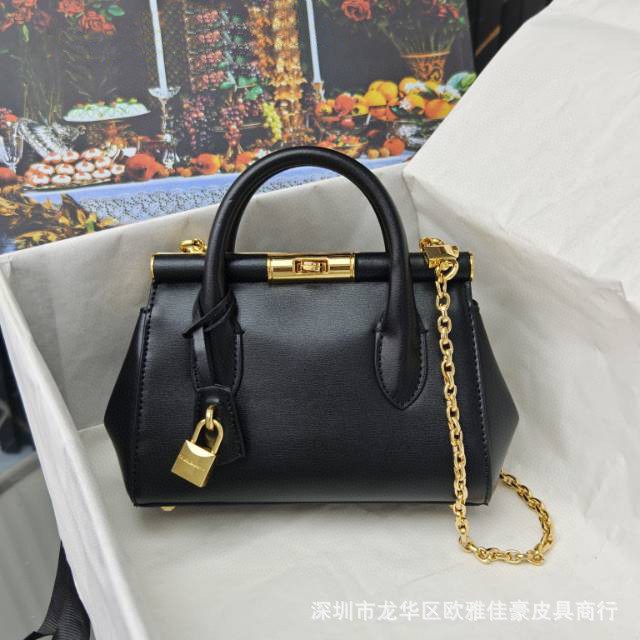 高端欧美新款高端真皮女包 设计感头层牛皮手提包 斜跨包一件代发