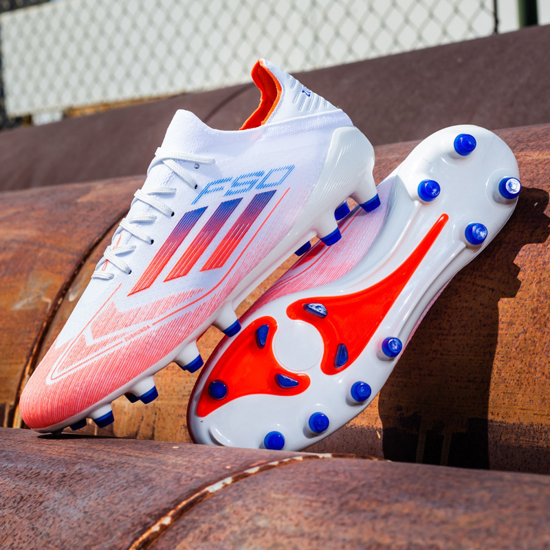 Putian sin costuras Copa de Europa F50 zapatos de fútbol zapatos deportivos de entrenamiento de uñas rotas AG de corte bajo para hombre
