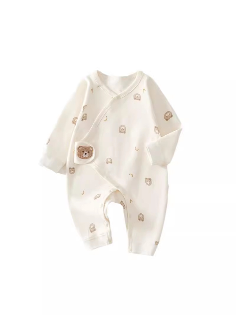 Baby Jumper primavera y otoño ropa de algodón 0 en junio ropa de mariposa recién nacida ropa de monje sin hueso