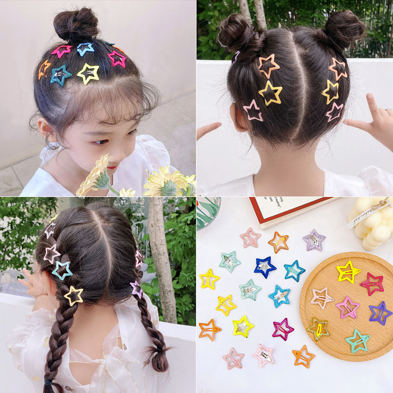 Korean Fashion Cute Star Hairpin Set display picture 3