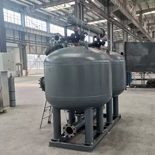 源头工厂浅层砂过滤器 全自动运行 节能反冲洗浅层过滤设备