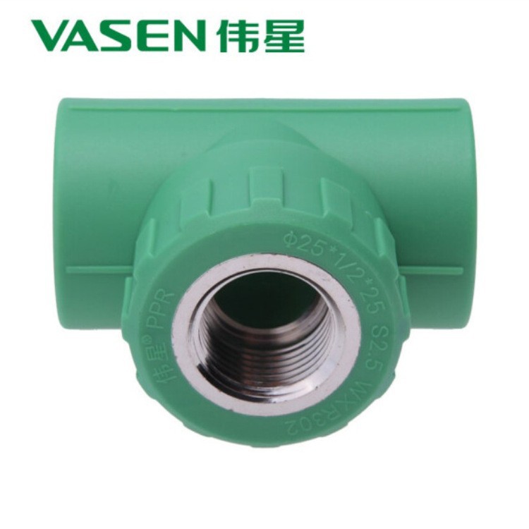 Weixing PPR accesorios de tubería, Weixing seis puntos cuatro a cargo del codo tee recta codo de alambre interno