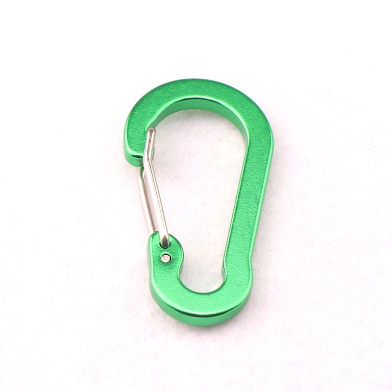 Alta calidad N ° 5 S-tipo aleación de aluminio hebilla de resorte 5 establece embalaje opp