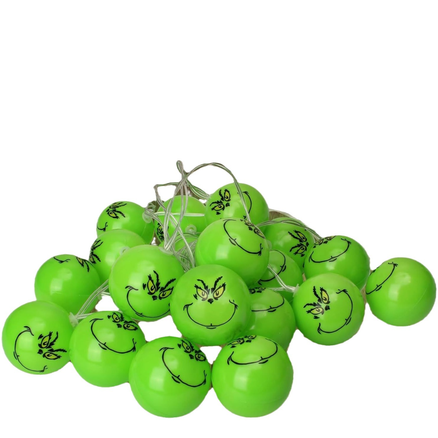 2024 nuevos productos LED Grinch Grinch string luces decorativas de animación interior luces de color de Navidad luces parpadeantes string