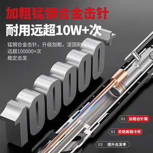 Delixi Electric Nail Gun for Concrete, Silencer Mini Integrated Pipe Ceiling Tool