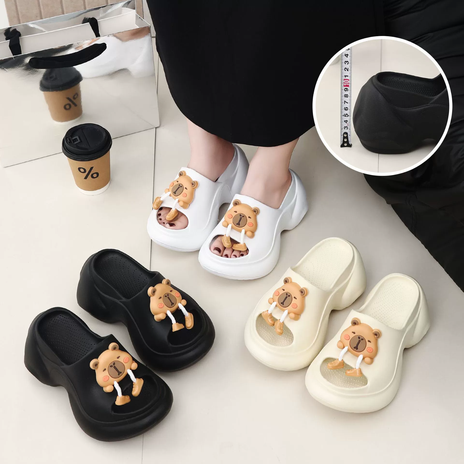 Толстые подошвы увеличены