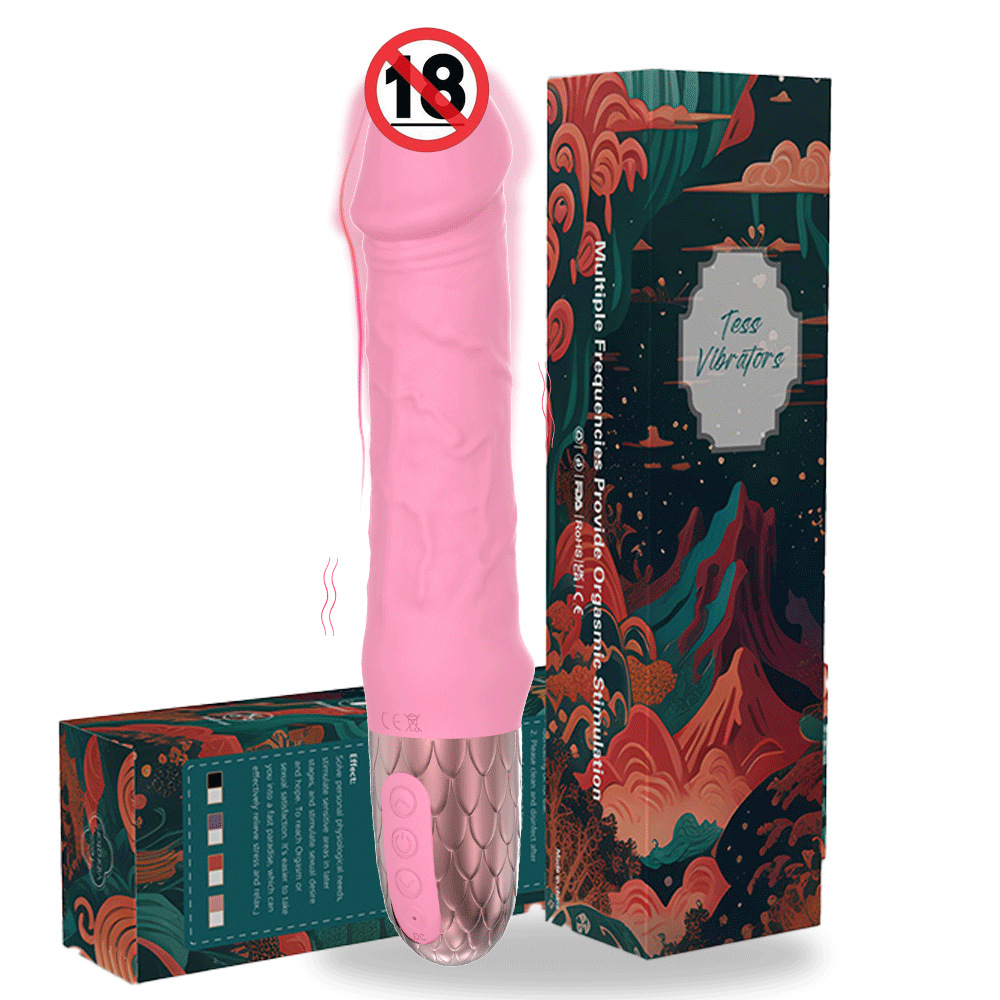 BANDBOY New 10-Speed Vibrating Dildo, Lifelike Penis-Shaped AV Stick, Female Masturbation Device, Adult Sex Toy