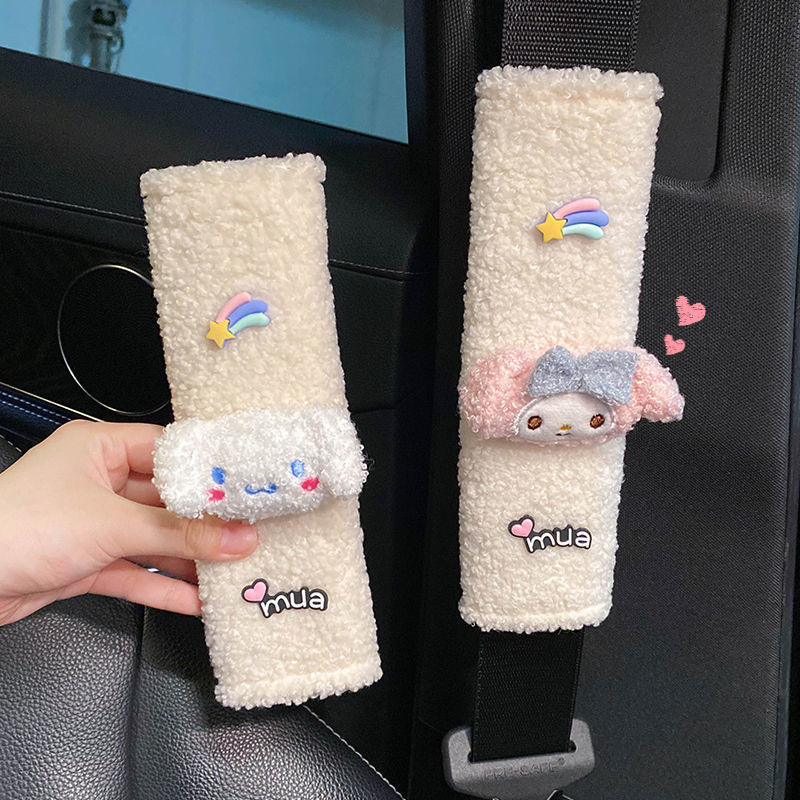 Funda Protectora para Cinturón de Seguridad 1 Par de Poliéster para Auto image 2