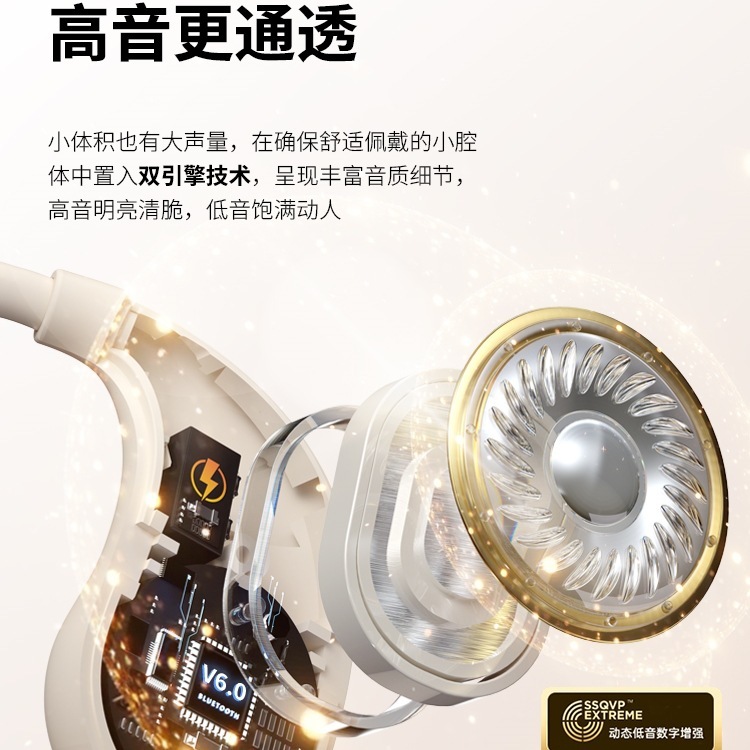 索爱GD31挂耳式无线蓝牙耳机气骨传导开放不入耳2025新款|undefined