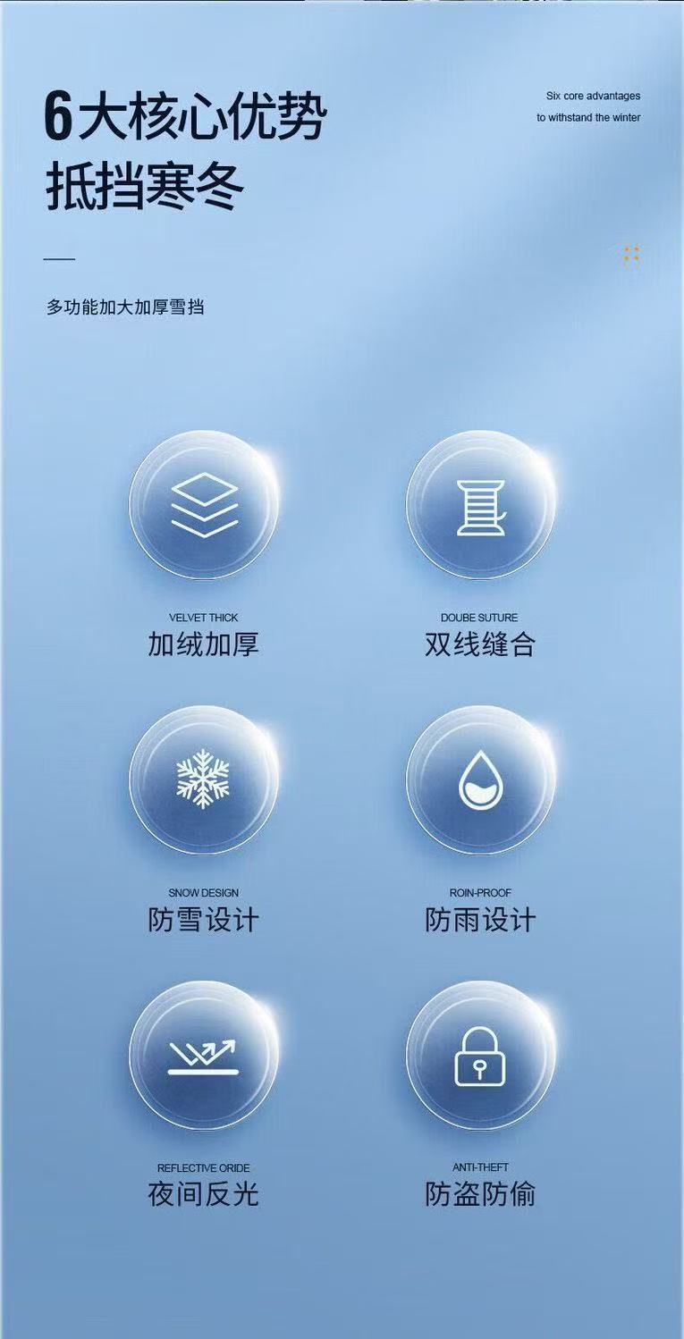 Shunwangshun Car Sun Protection, Heat Insulation, Sunshade and Snow Protection Car Cover, Car External Windshield Winter Anti-Freeze Pad