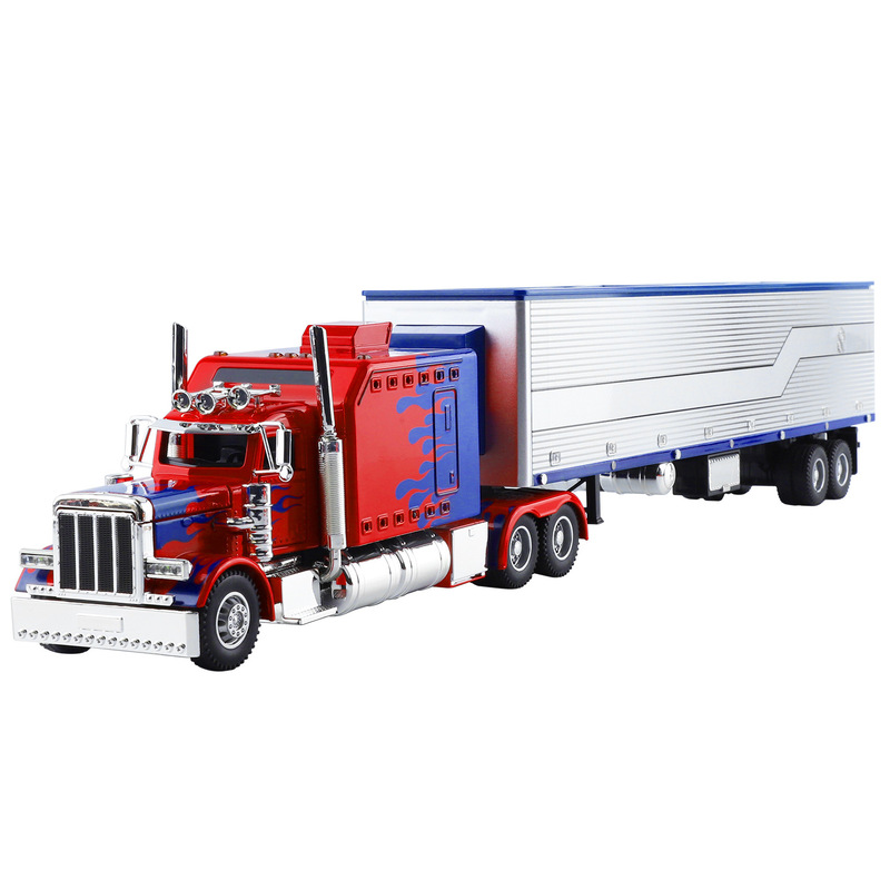 1:24 Scale Peterbilt 389 Alloy Truck Model with Pull-Back Sound and Light, American Truck Culture Collectible