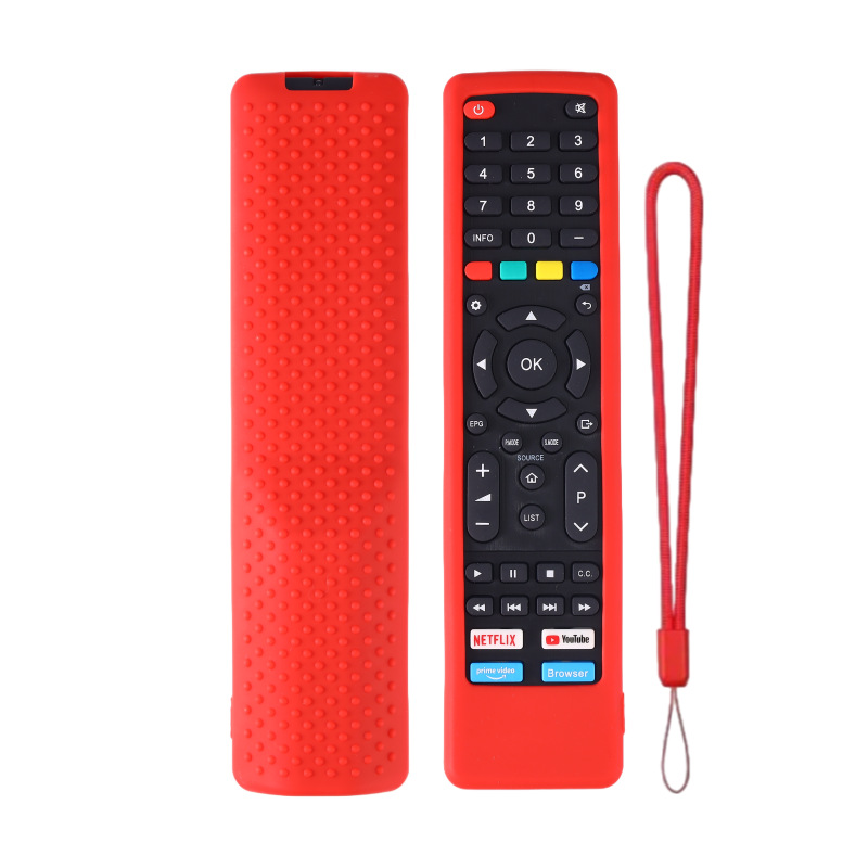 Aplicable a REMOTE AIWA TV comercio exterior Inglés control remoto cubierta de silicona cubierta de silicona gruesa contra caídas cubierta de silicona image 7