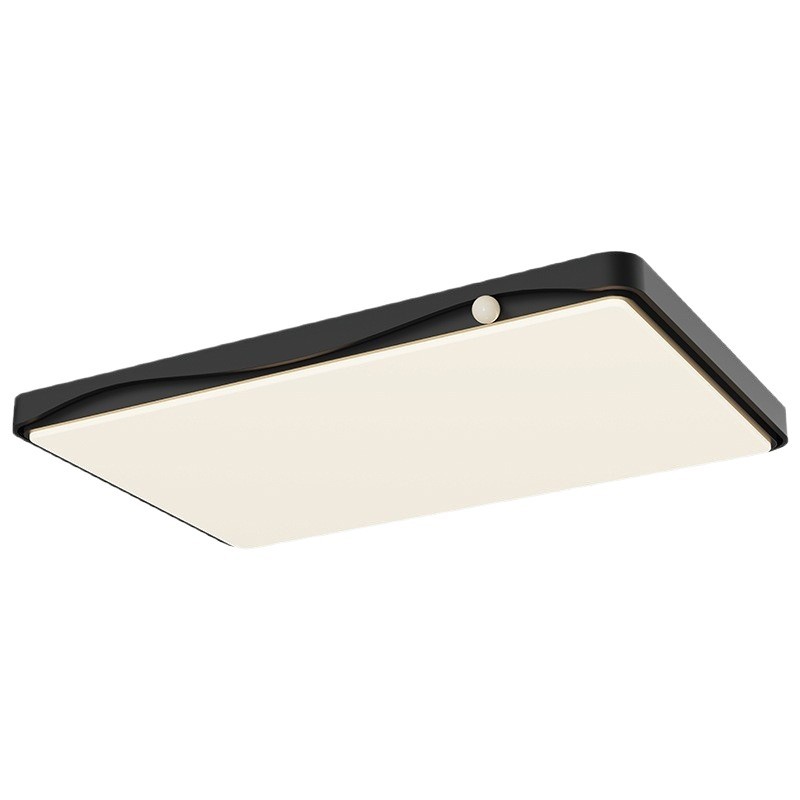 Lámpara de techo de sala de estar minimalista de estilo italiano, luz principal de sala de protección ocular atmosférica moderna y simple 2025 nueva lámpara creativa de frijoles de leche