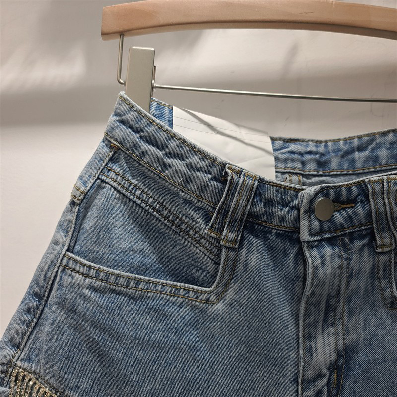 Denim Shorts Image 3