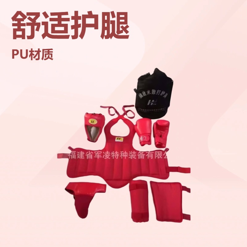 [Sparring Protective Gear] Five-Piece Set of Protective Gear for Grappling, Fighting, and Sparring Training, Including Leg Guards, Chest Protector, Head Protector, and Groin Protector