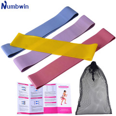 Latex Yoga Stretching Band 500 Rounds Leg Elastic Round 5-40 Pounds Resistance Ring Flat Rubber Band Strength Training Band