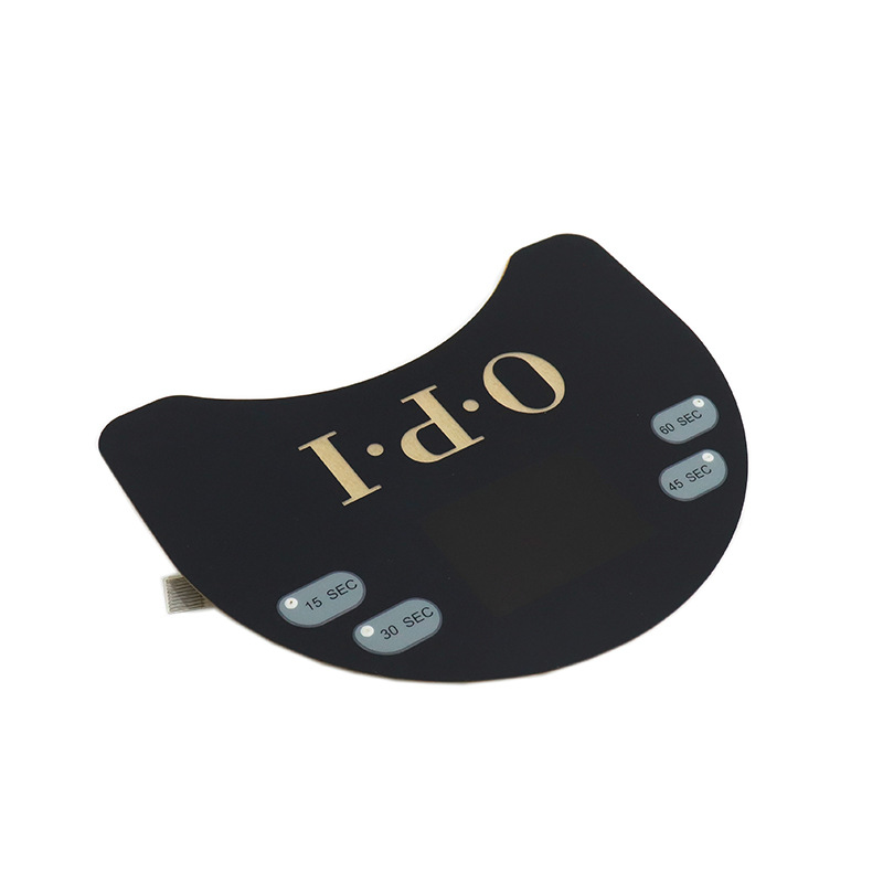 PET/PC薄膜按键面板贴厂家供应超薄薄膜开关面板 防水按键面板