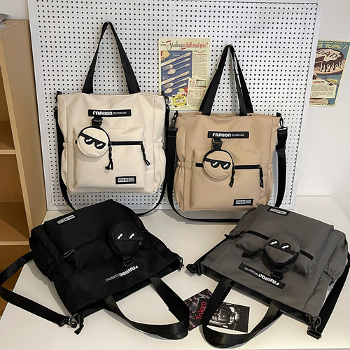 2024 New Trend unisex daily lightweight commuting bag, college student school crossbody bag, Japanese-style versatile casual bag