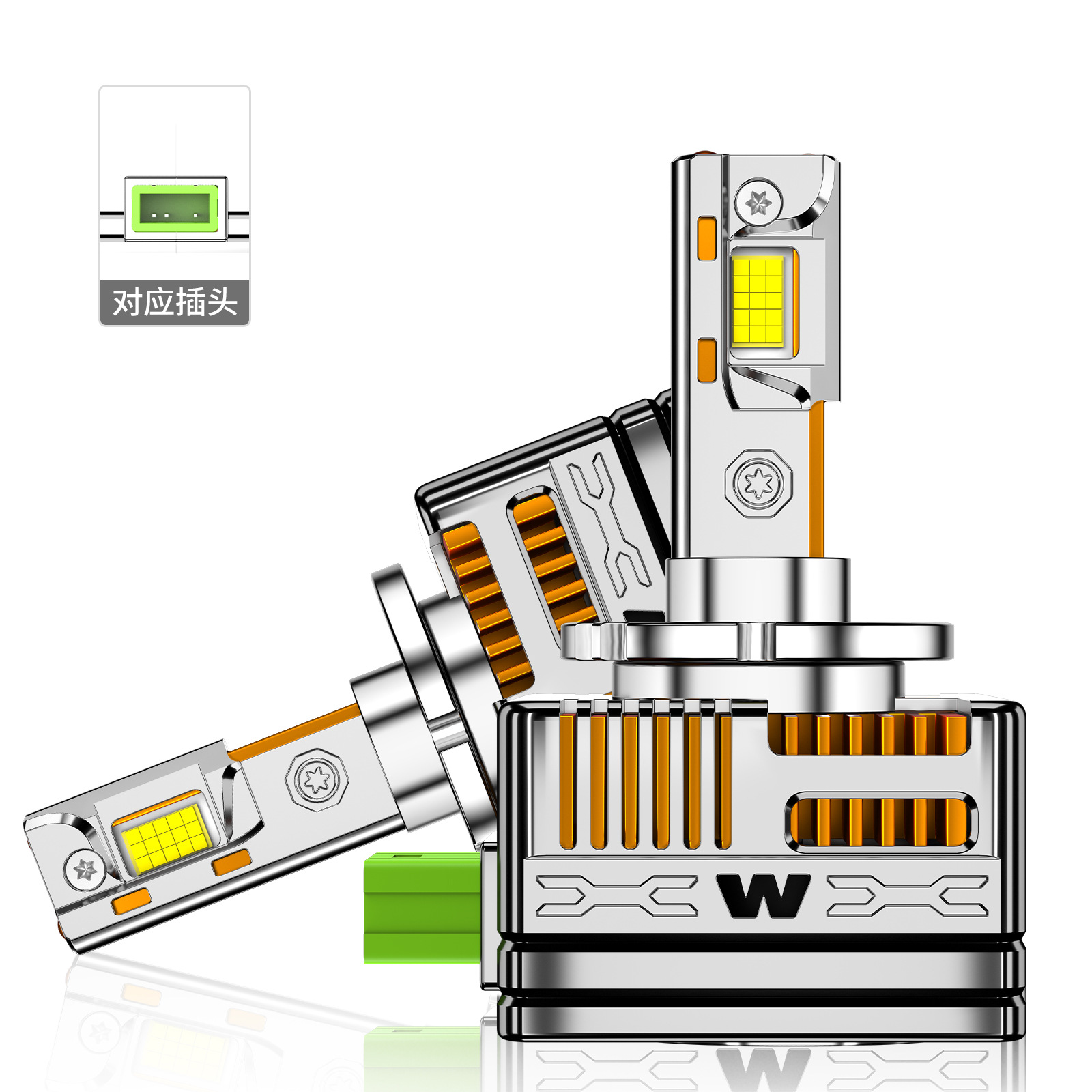 SENROBO nueva serie D directamente enchufado en un solo automóvil LED faro D1S bombilla D3SD2SD4SD5Sled