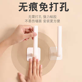 家用免打孔L型挂钩时尚家居浴室卫生间置物粘钩无痕强力贴墙面钩
