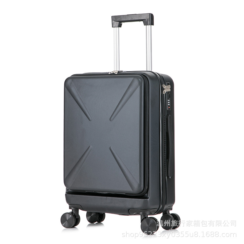 Viajero caja abierta de estilo coreano caja de la carretilla trasera ABS20-inch 24 pulgadas portátil equipaje portátil caja de embarque portátil