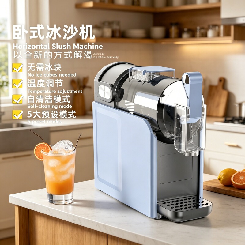Cross-Border Snow Melting Machine, Snow Slush Machine, Small Ice Maker, Household Fully Automatic Visual Ice Slush Machine, Ice Cream Machine for Dropshipping Cross-Border Snow Melting Machine, Snow Slush Machine, Small Ice Maker, Household Fully Automatic Visual Ice Slush Machine, Ice Cream Machine for Dropshipping