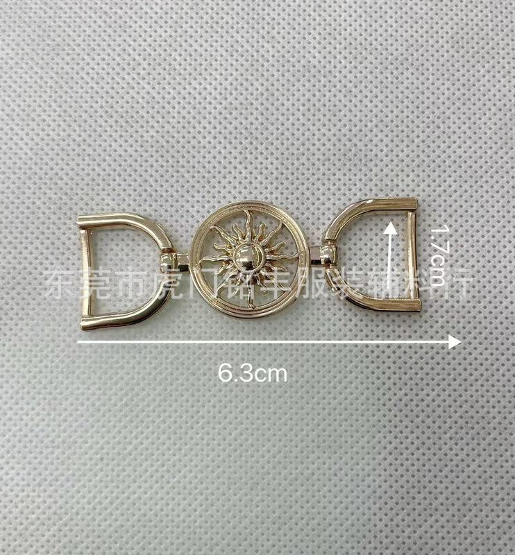 新しいファッションシンプルな金属ウエスト服バッグ靴diy服アクセサリー|undefined