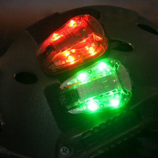 Amazon Ladybug-Shaped Tactical Survival Light Velcro Helmet Signal Light Teammate Identification Light Waterproof Camping Outdoor
