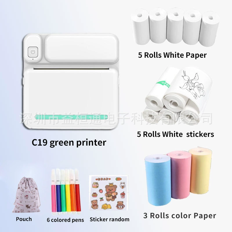Small handheld photo, pocket printer, new collection, C20