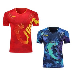 New Children's Table Tennis Clothing Sportswear Short-Sleeved Men's and Women's Competition Clothing Summer