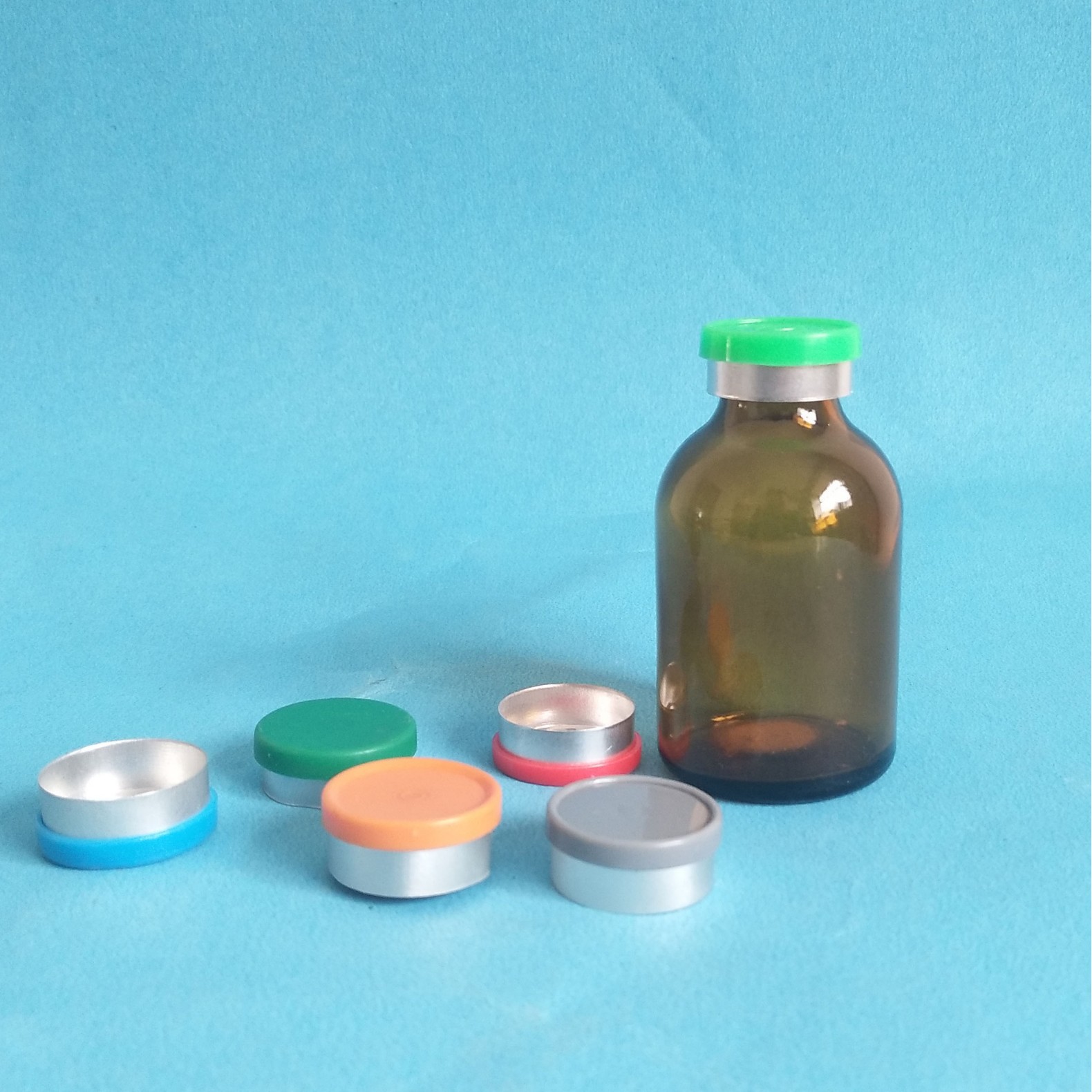 30ML玻璃瓶棕色茶色模抗瓶模制瓶西林瓶药瓶兽药瓶20口