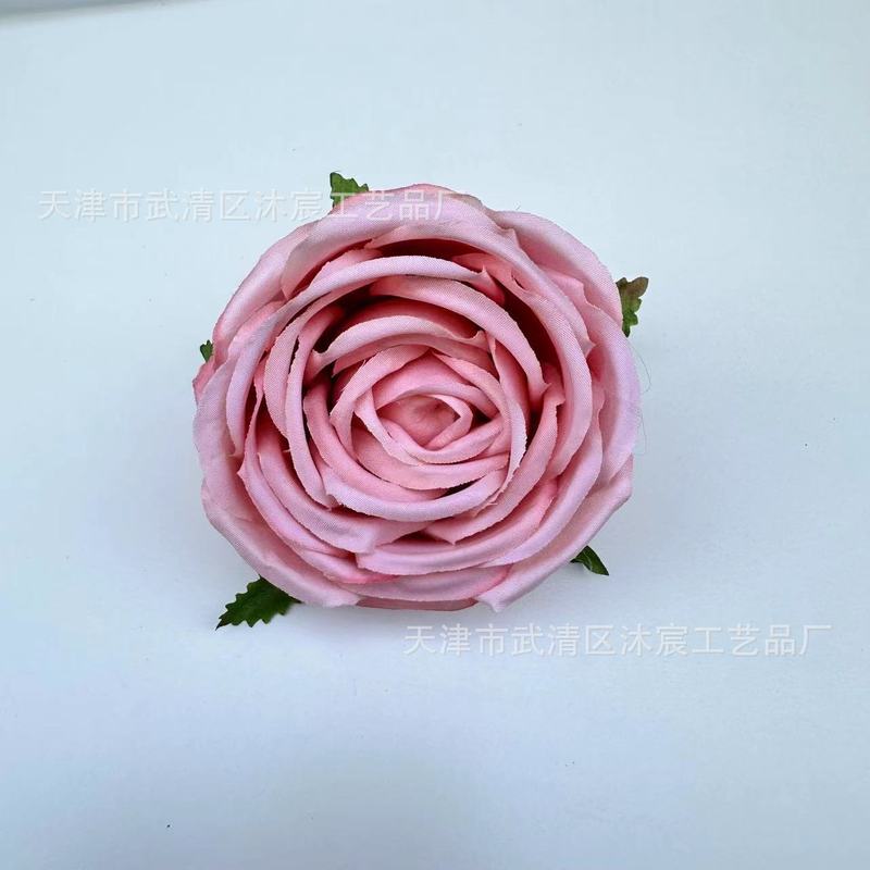 模造皇妃バラの花の頭は花の壁の偽の花のヘアピンのヘアピンの髪飾りdiyの髪飾りのアヒルの口のサイドクリップを模倣します。|undefined