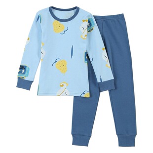 F2 children's autumn clothes autumn pants set cotton underwear children's clothing boys and girls spring and autumn cotton sweater wholesale New consignment
