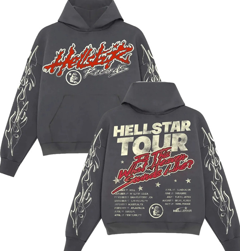 クロスボーダー新スタイル地獄の星スウェットシャツ Y2k パーカーヨーロッパとアメリカのトレンディなストリート大型服パンク原宿ジャケット|undefined