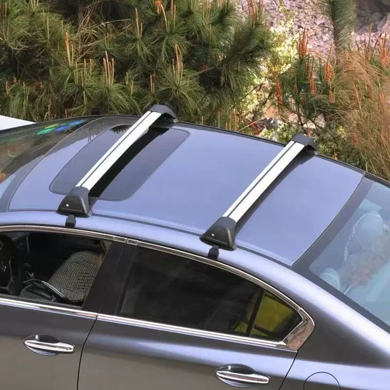 Car Elevated Crossbar Car Roof Rack Crossbar Silent Modification Luggage Rack Box SUV Car Crossbar