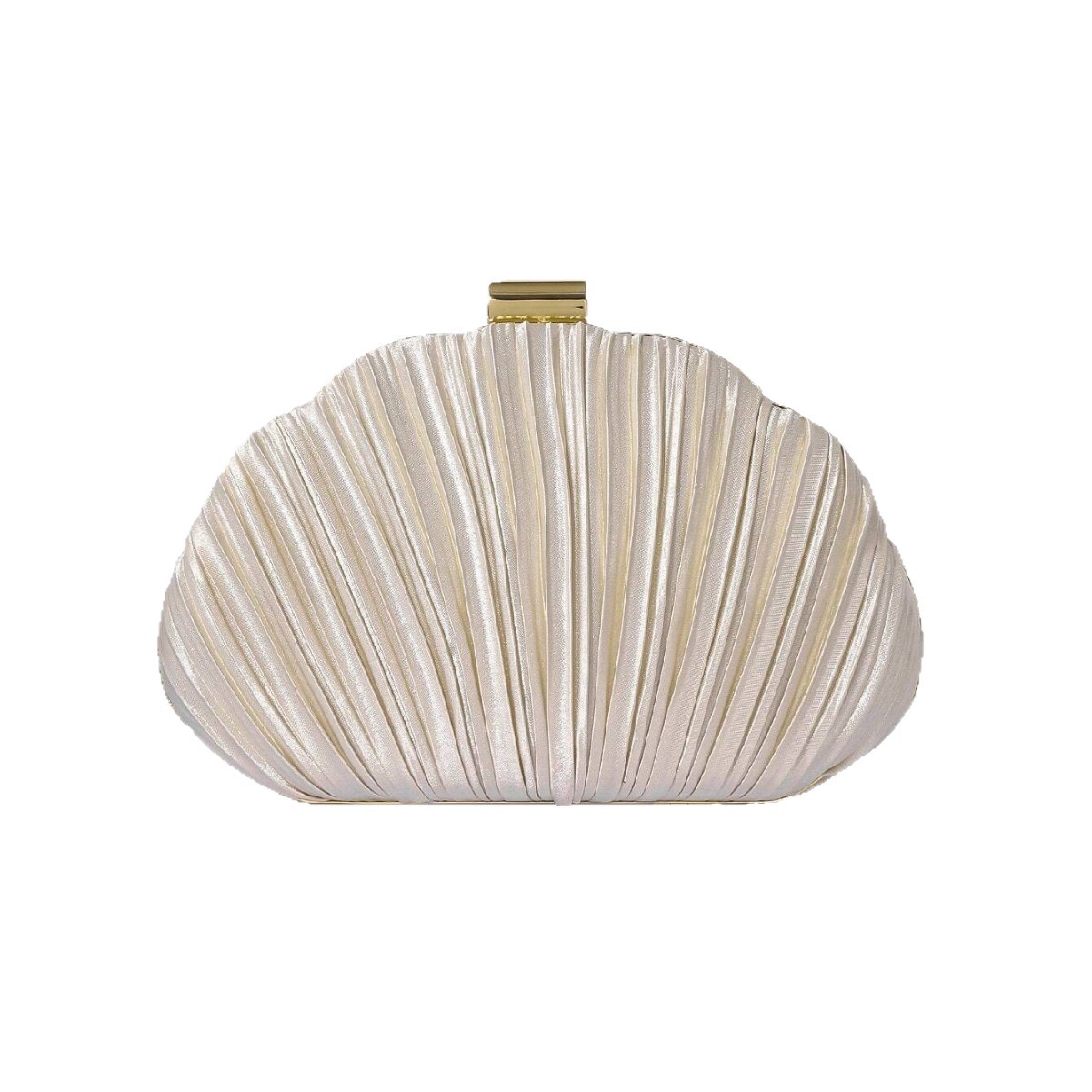 2025 nuevo cross-border Shell damas bolsa de cena ligera de lujo bolsas de mano plegadas de alto nivel sensación de fiesta de boda bolsa de noche