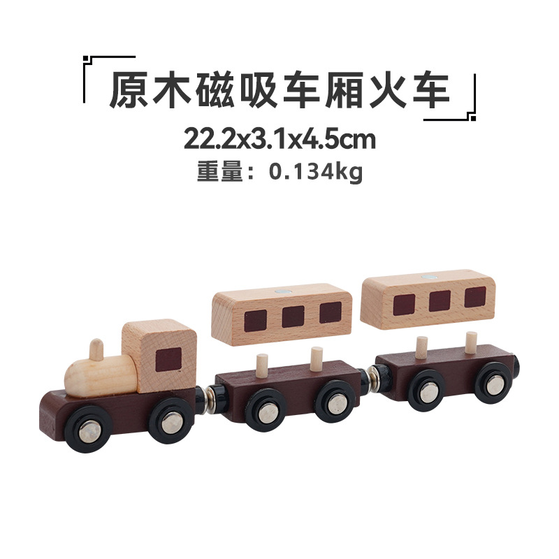 Log magnetic carriage train