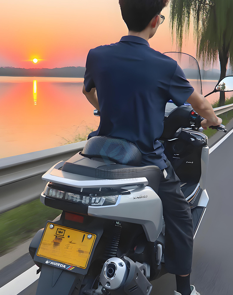 NWG150 25 models of softened large lumbar support seat cushion assembly, suitable for all seasons, waterproof, heat-insulating, and breathable motorcycle seat cushion